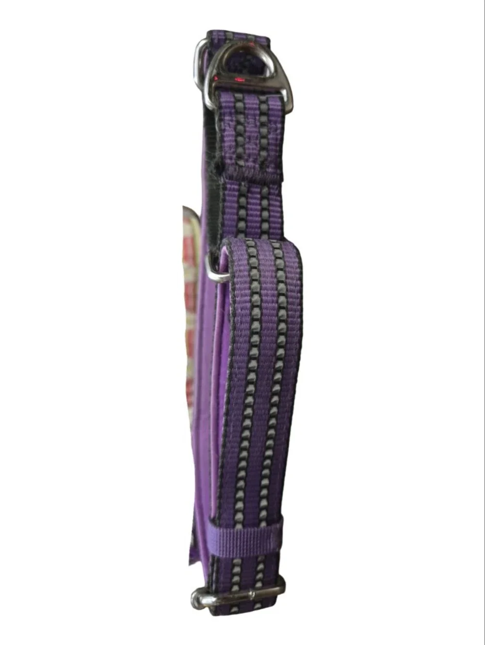 Dog Collar Martingale Training Reflective Adjustable Padded Comfort 1 Inch